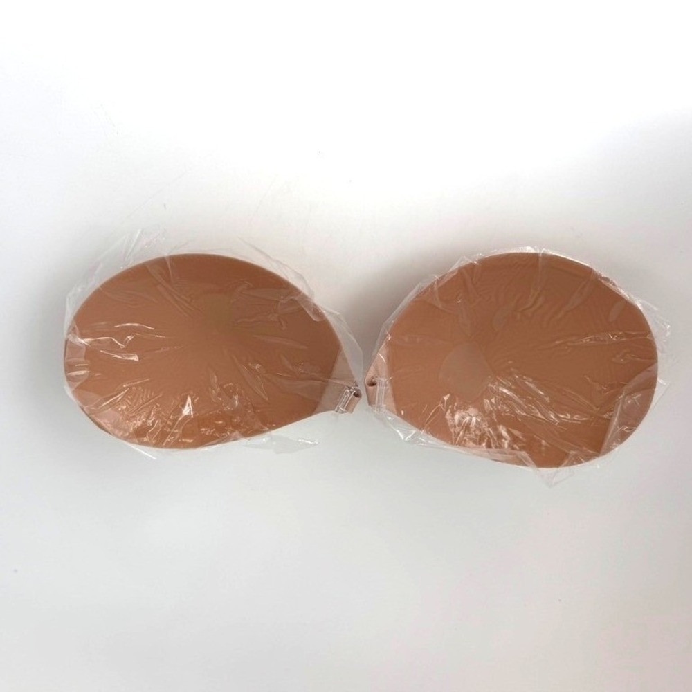 BOOMBA Magic Padded Sticky Bra Beige Size C Adhesive Strapless Backless open box - Picture 2 of 6